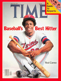 Rod Carew on the cover of Time